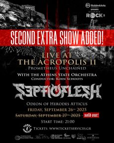 EXTRA SHOW ΓΙΑ ΤΟΥΣ SEPTICFLESH ΣΤΟ ΗΡΩΔΕΙΟ 