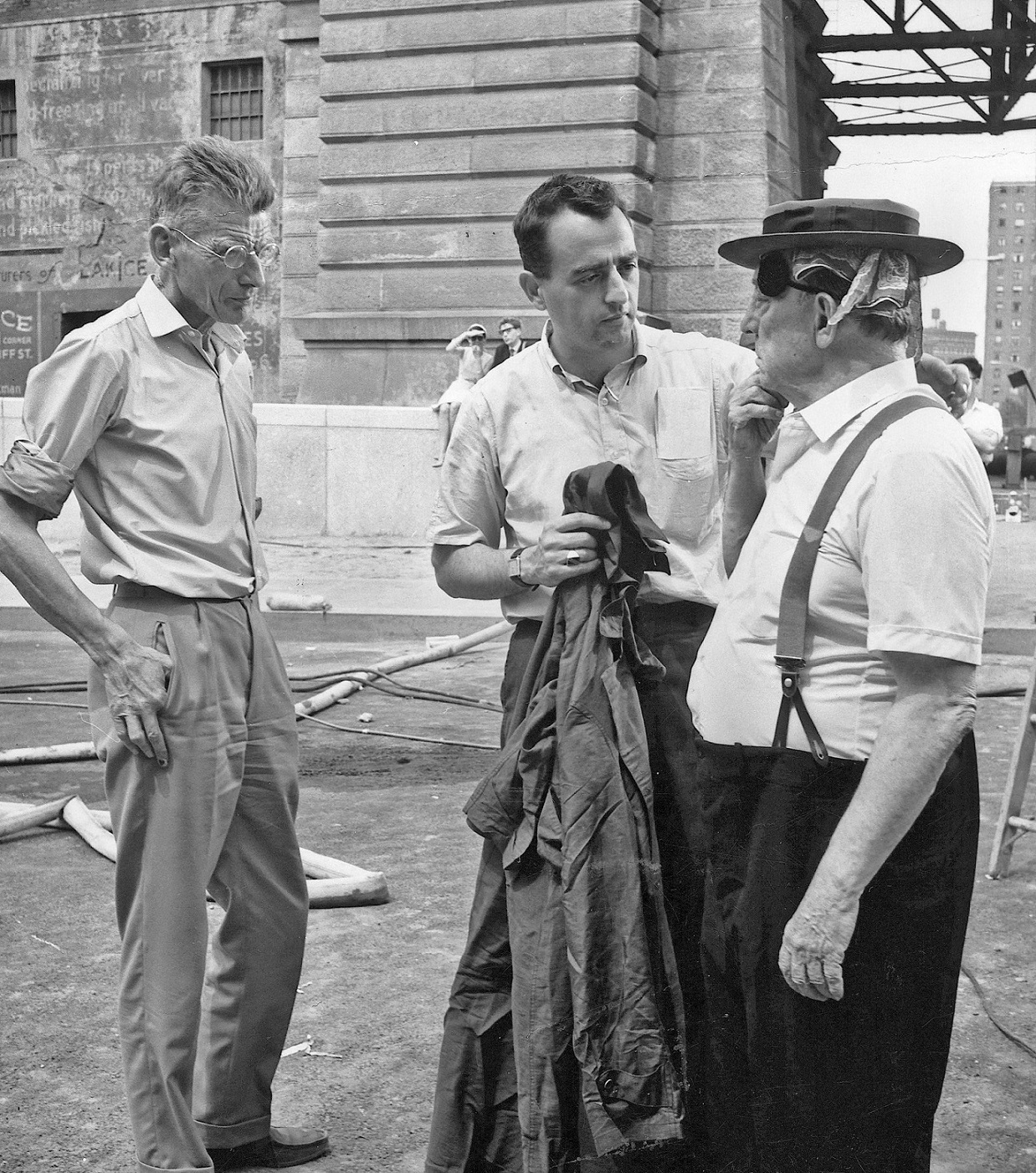 Samuel Beckett left Buster Keaton right