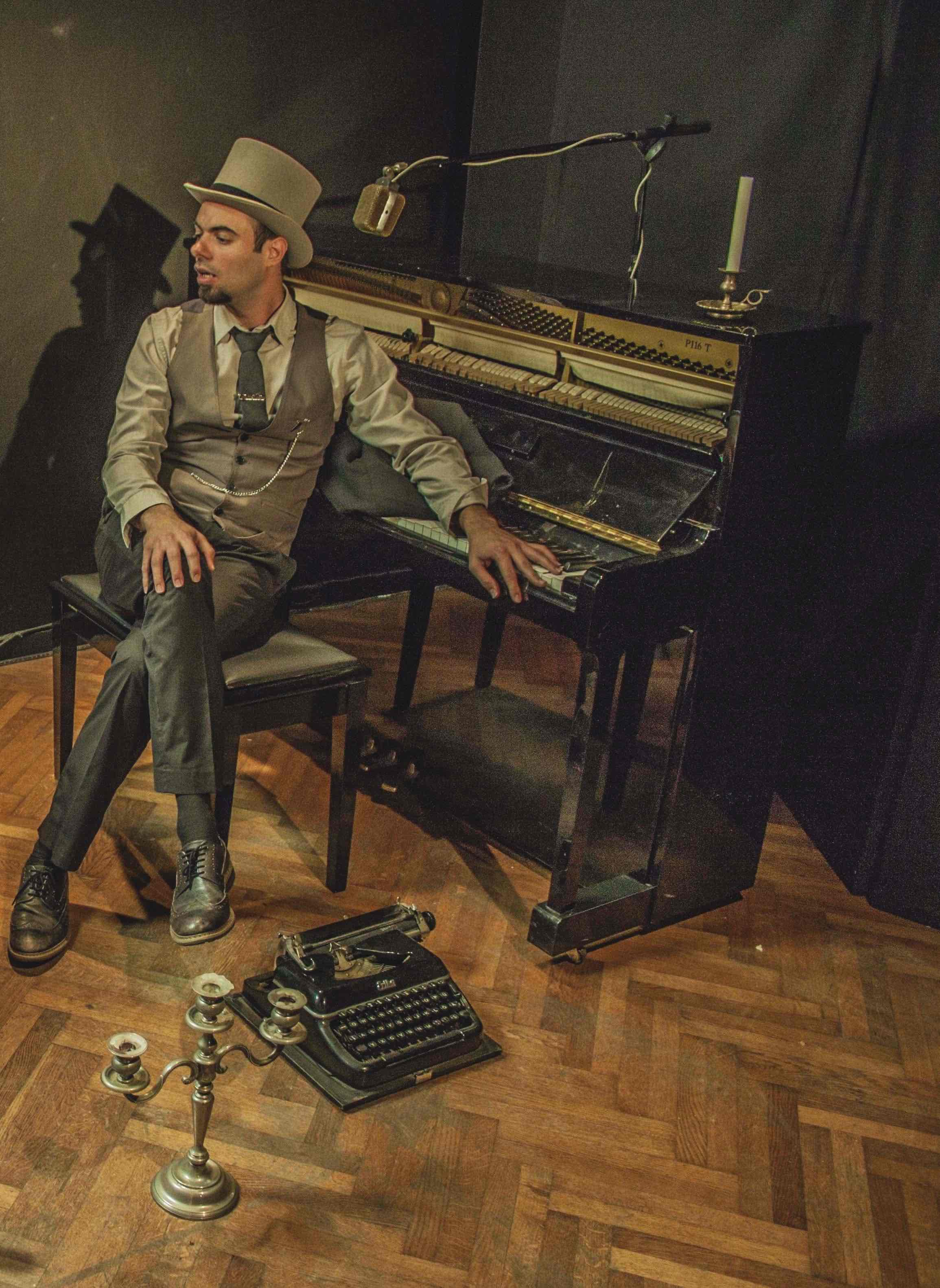 Tenorman at the piano